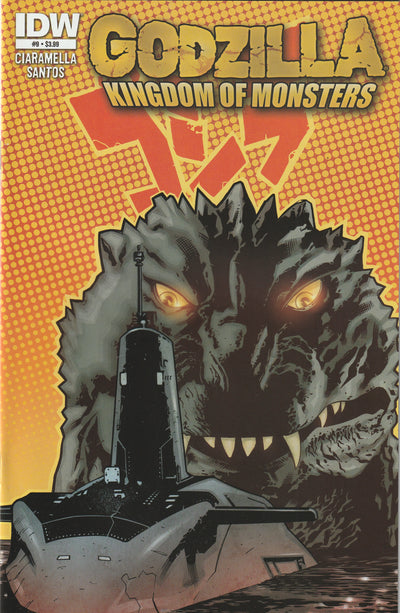 Godzilla Kingdom of Monsters #9 (2011) - Cover A by David Messina
