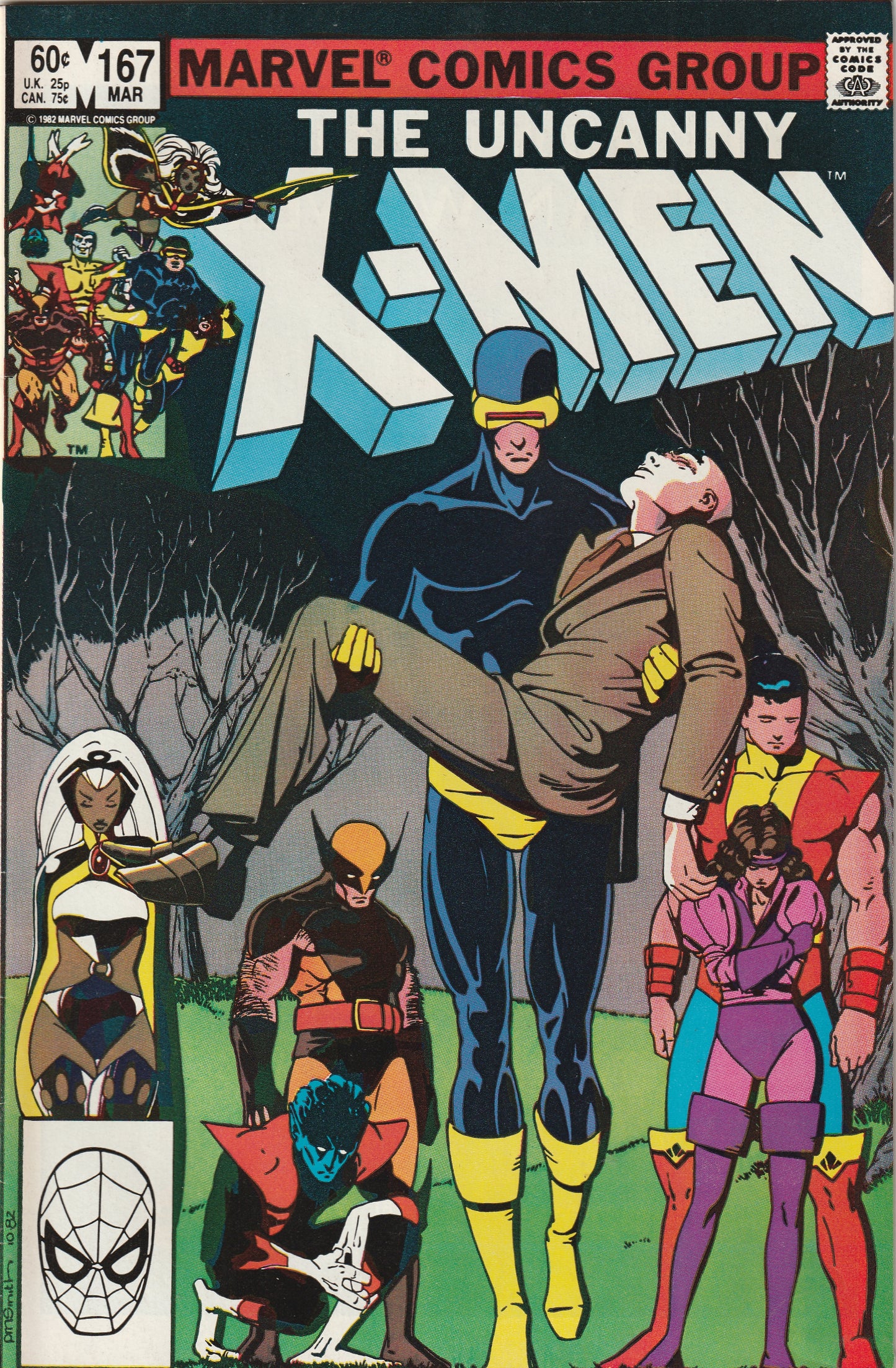 Uncanny X-Men #167 (1983) - 1st New Mutants in X-Men