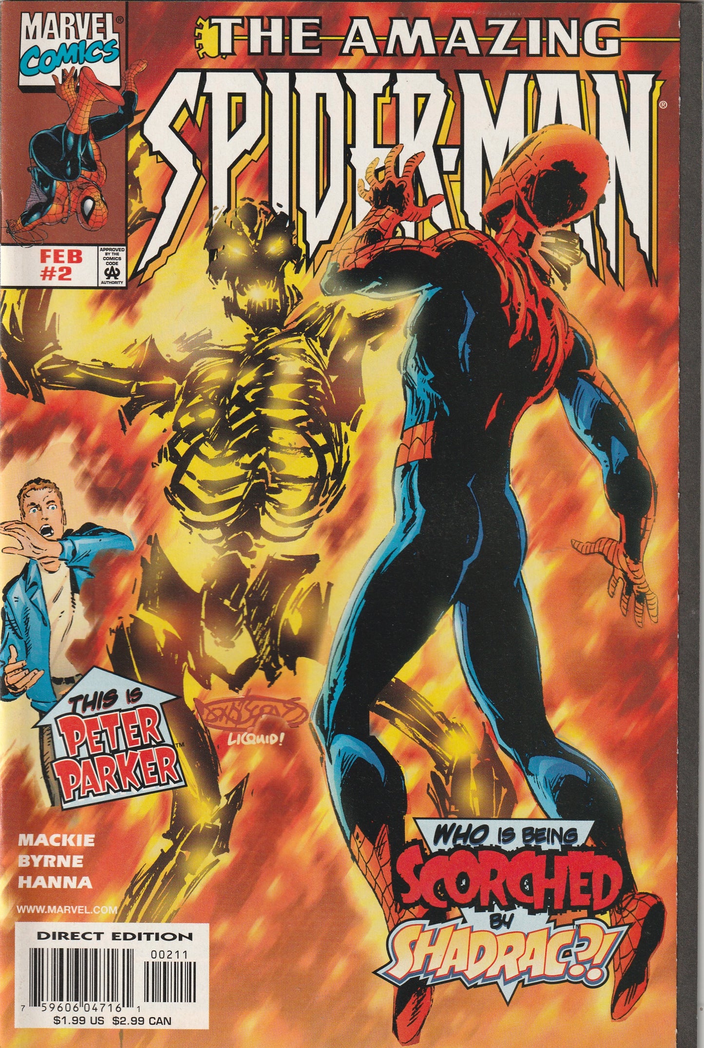 Amazing Spider-Man Vol 2 #2 (1999) - 1st Appearance of Shadrac