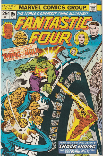 Fantastic Four #167 (1976) - Hulk vs. Fantastic Four