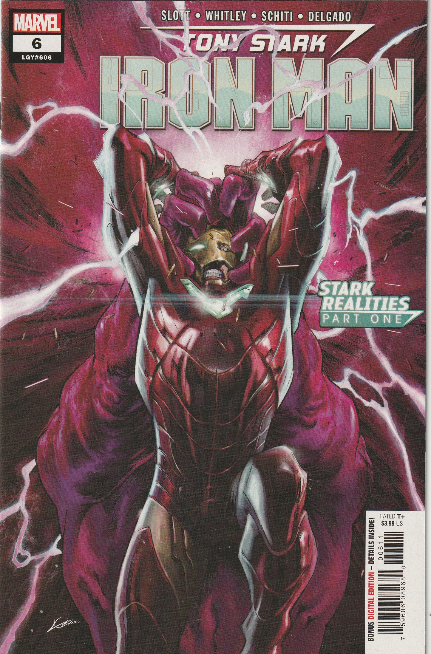 Tony Stark Iron Man #6 (LGY 606, 2019)