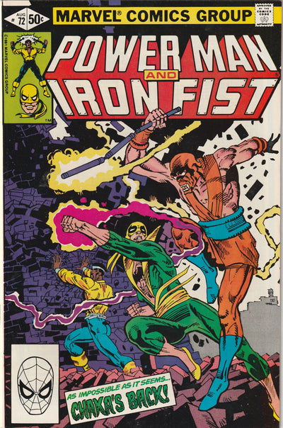 Power Man and Iron Fist #72 (1981) - Chaka Appearance