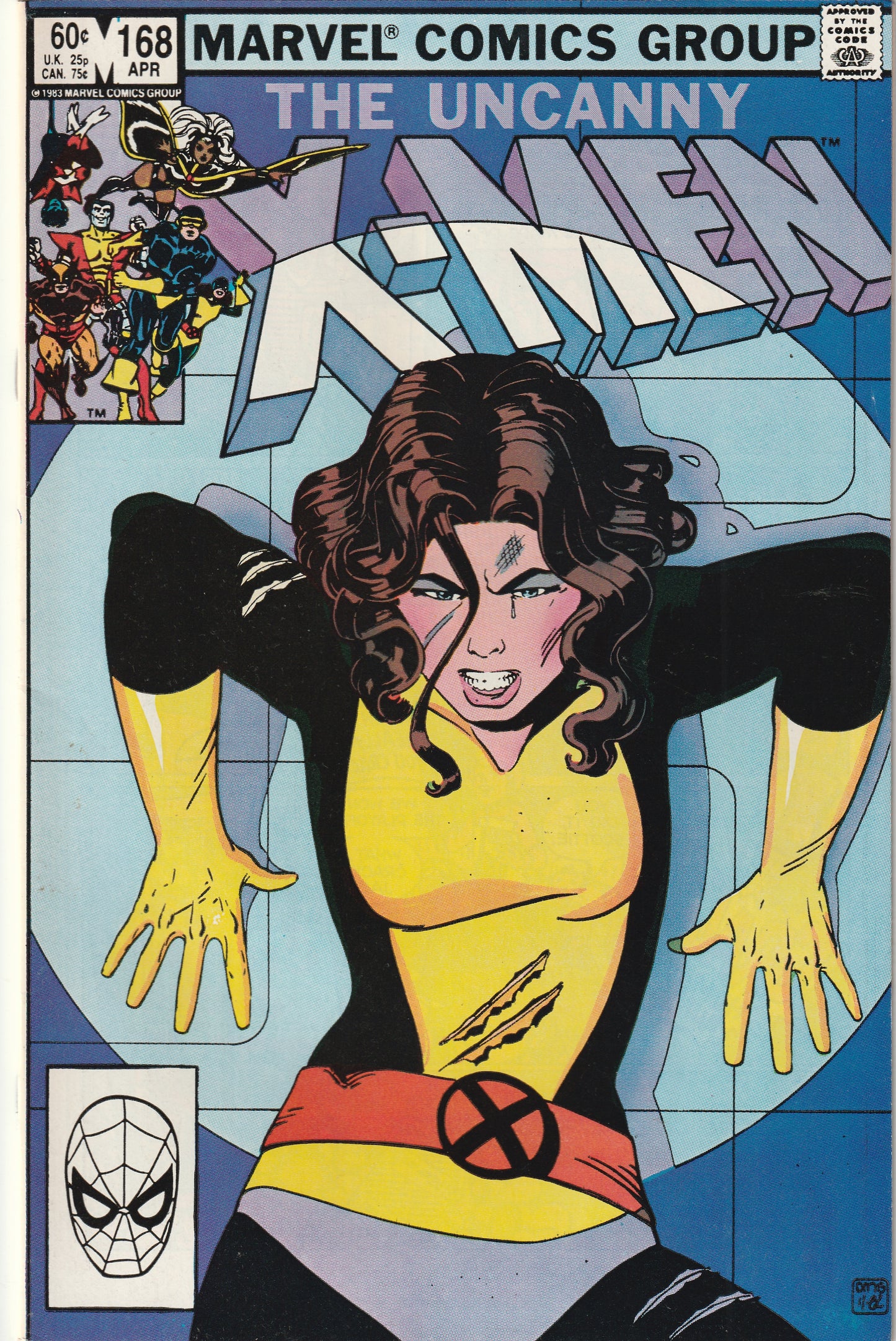 Uncanny X-Men #168 (1983) - 1st Appearance of Madelyn Pryor