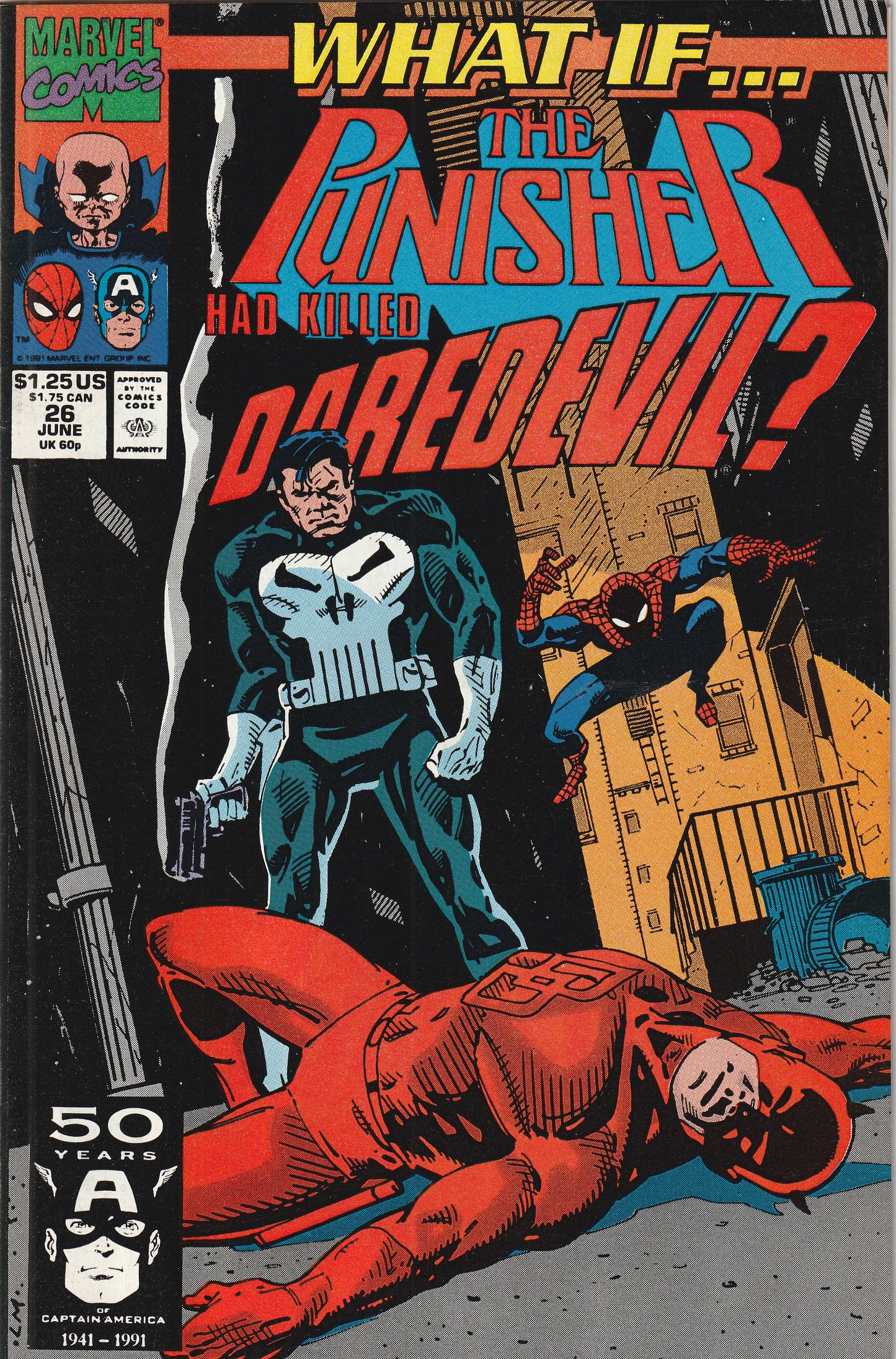 What If? #26 (Vol 2 - 1991) - The Punisher had killed Daredevil?