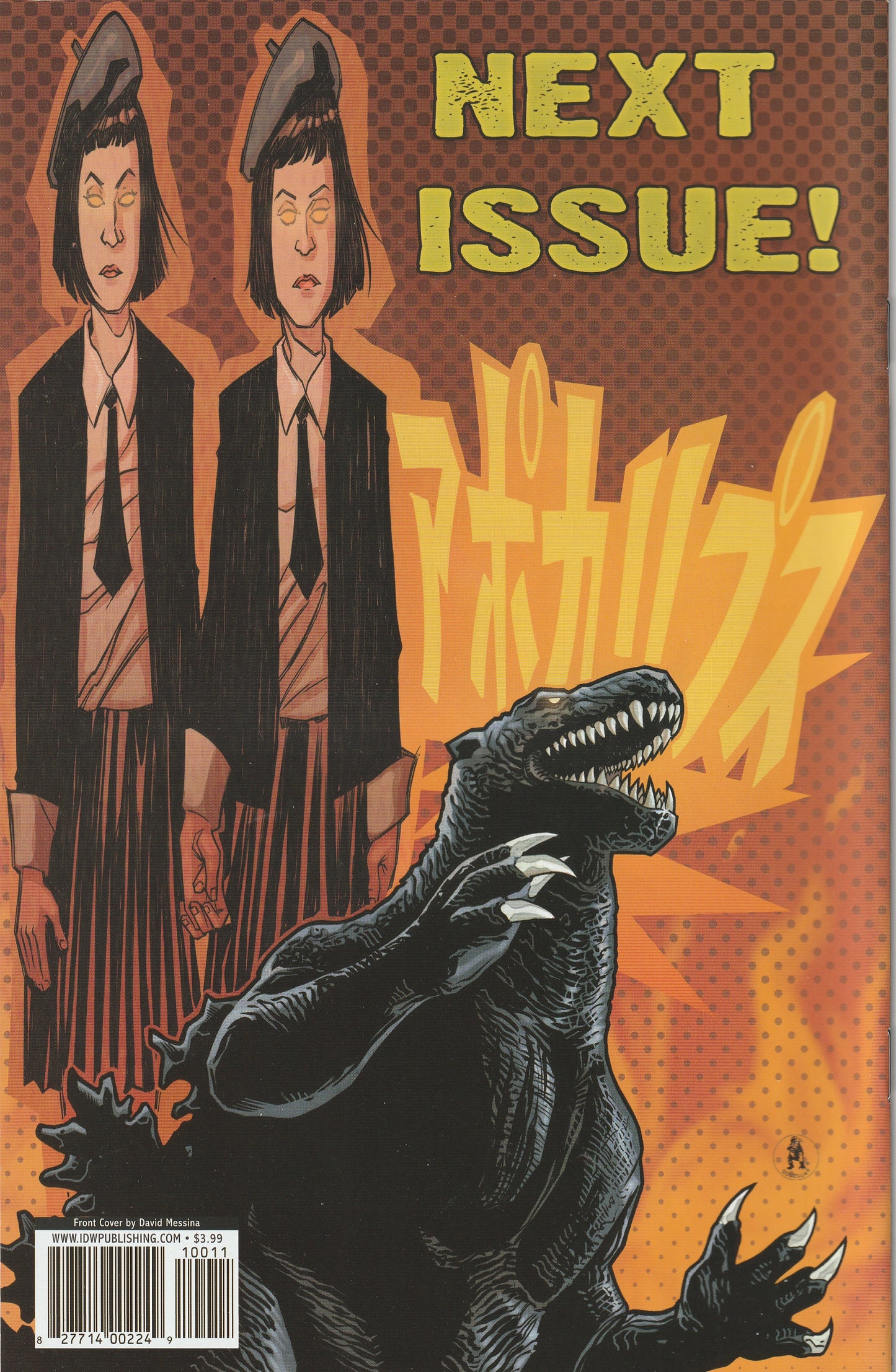 Godzilla Kingdom of Monsters #10 (2011) - Cover A by David Messina