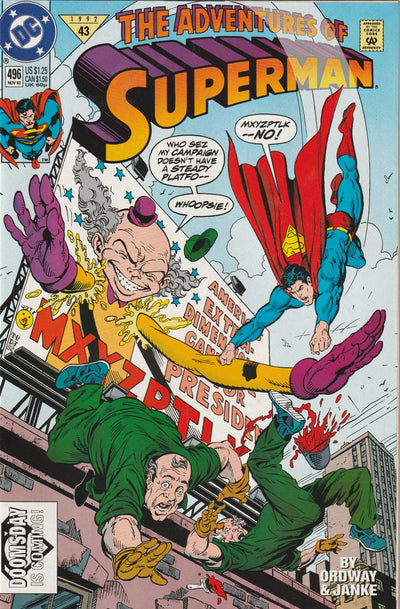 Adventures of Superman #496 (1992)