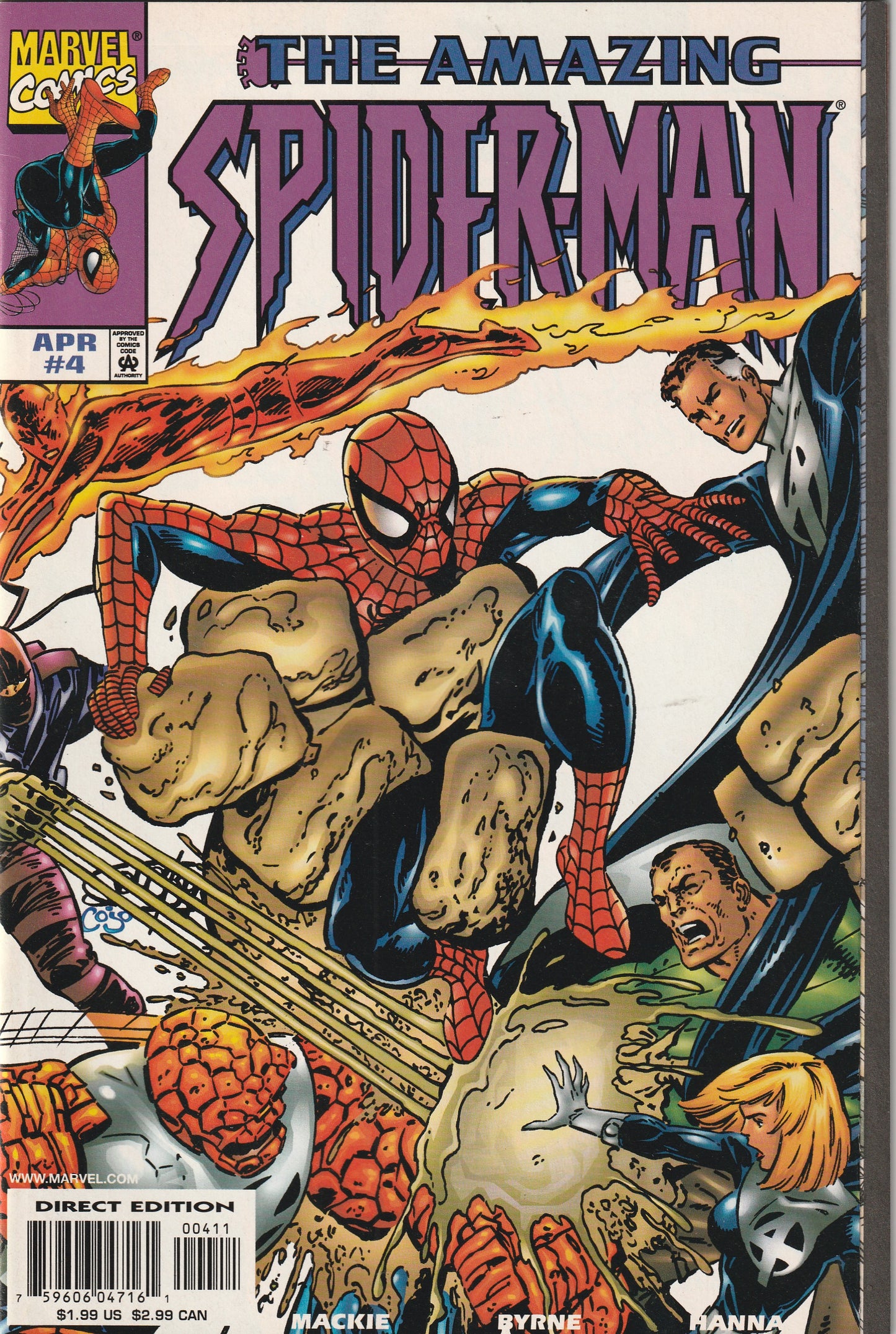 Amazing Spider-Man Vol 2 #4 (1999) - Sandman, Trapster