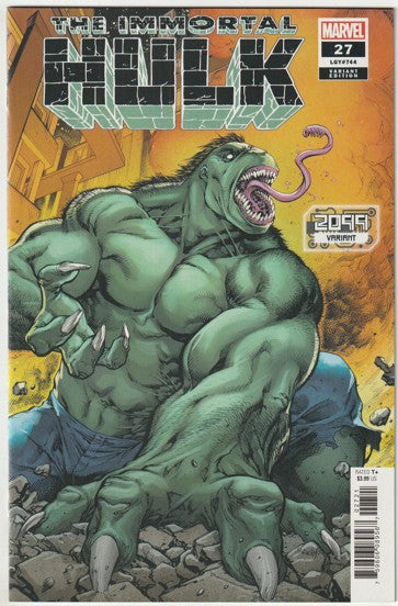 The Immortal Hulk #27, LGY #744 (2020) - Tom Raney 2099 Variant Cover