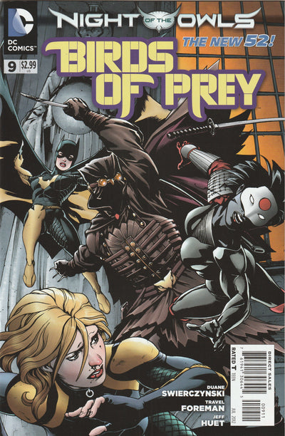 Birds of Prey #9 (Vol 3, 2012) - Night of the Owls Tie-In