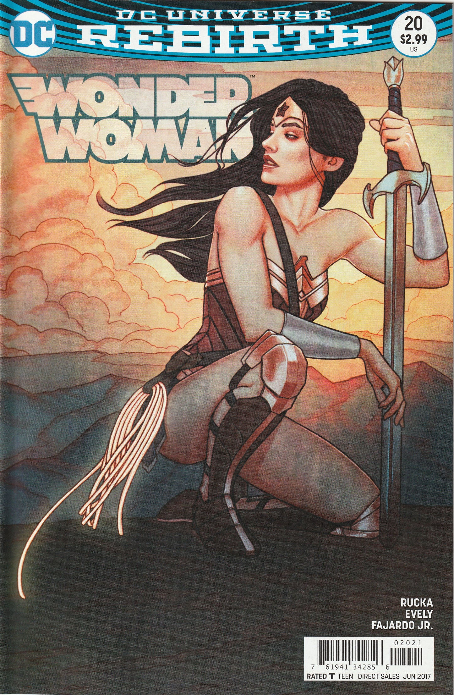 Wonder Woman #20 (2017) - Jenny Frison Variant Cover
