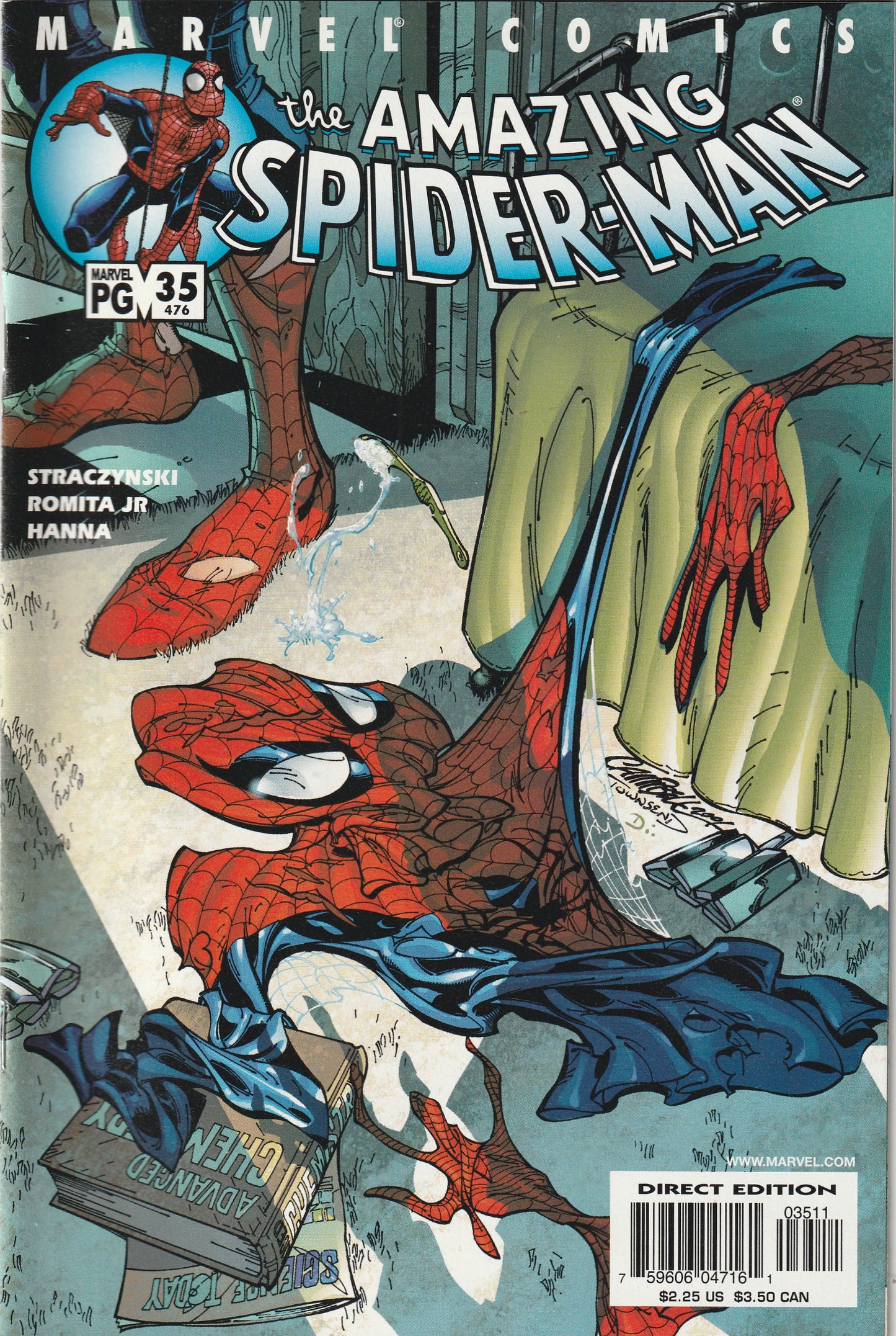 Amazing Spider-Man Vol 2 #35 (#476) (2001) - Aunt May Discovers Peter's Secret Identity