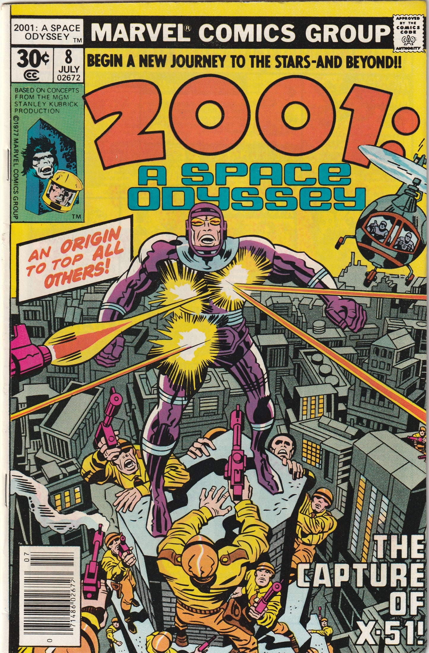 2001: A Space Odyssey #8 (1977) - 1st Appearance of X-51/Machine Man
