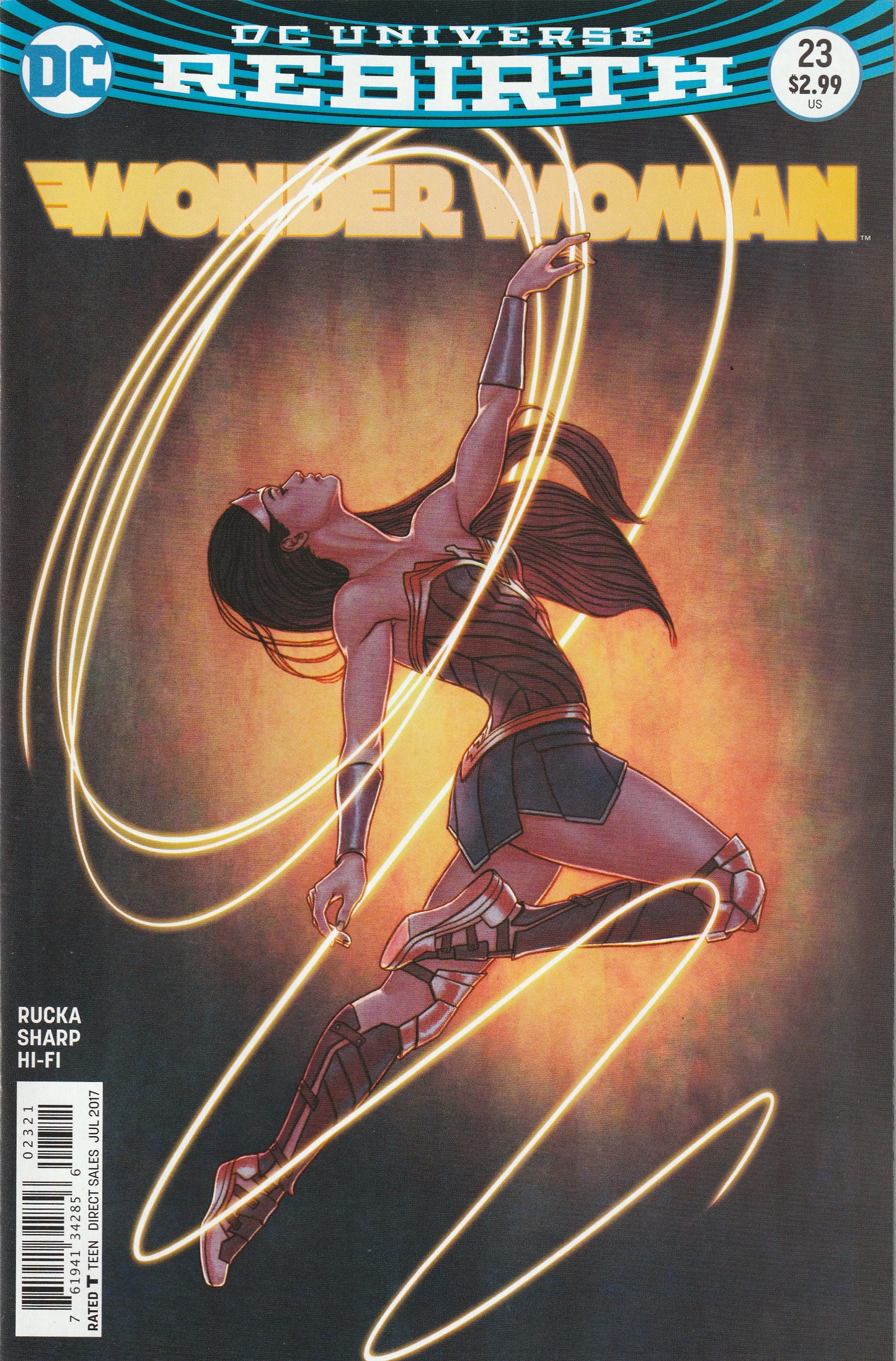Wonder Woman #23 (2017) - Jenny Frison Variant Cover