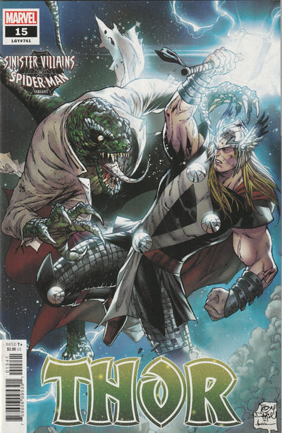 Thor #15 (LGY #741) (2021) - Tony Daniel Spider-Man Villains Variant Cover