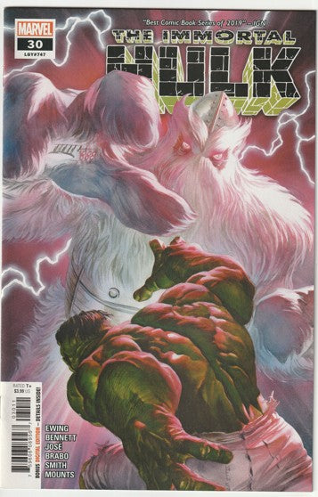 The Immortal Hulk #30, LGY #747 (2020) - Alpha Flight & Gamma Flight Appearance