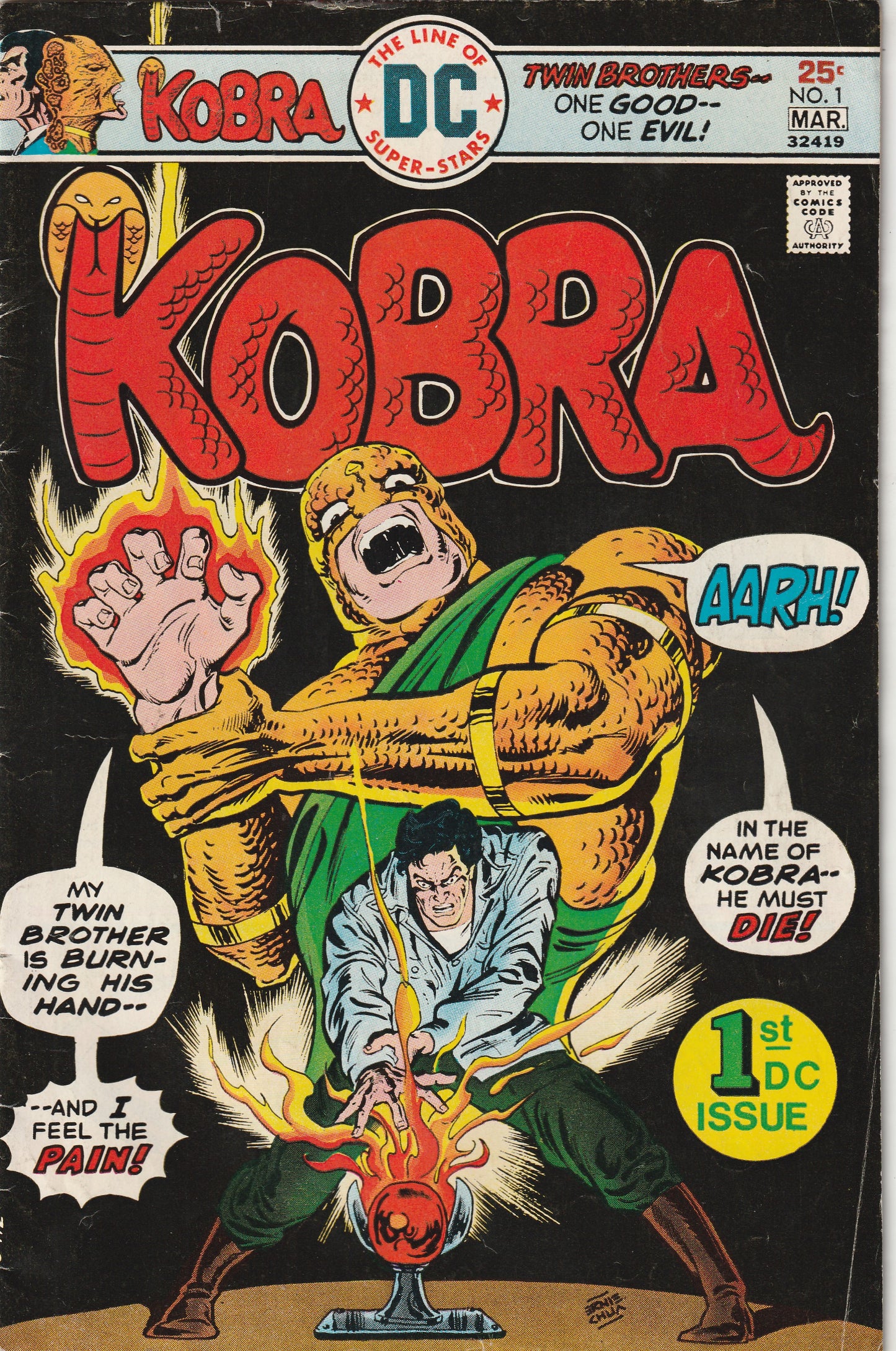 Kobra #1 (1976) - Jack Kirby - 1st Appearance Kobra