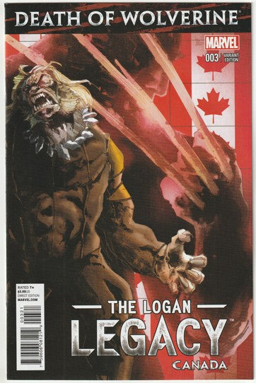 Death of Wolverine: The Logan Legacy #3 (2014) - Ariela Kristantina Canada Variant Cover