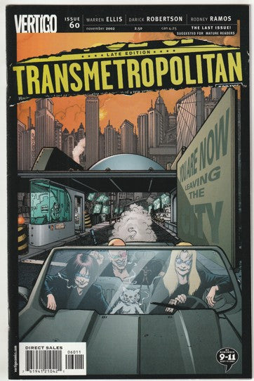 Transmetropolitan #60 (2002) - Final issue of series