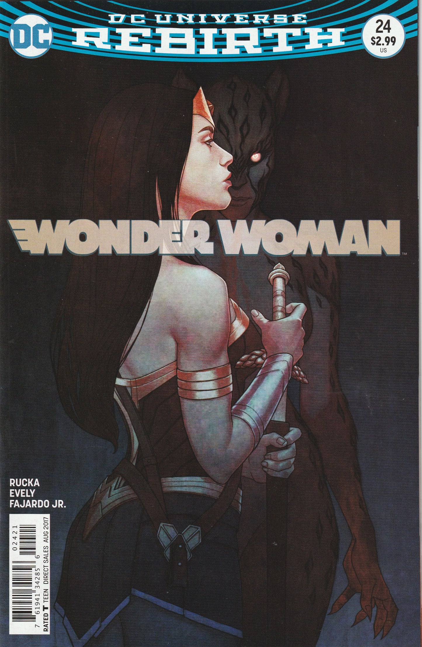 Wonder Woman #24 (2017) - Jenny Frison Variant Cover