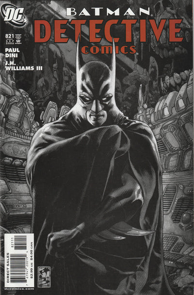 Detective Comics #821 (2006) - 1st Appearance of Fa?ade, Paul Dini, JH Williams III