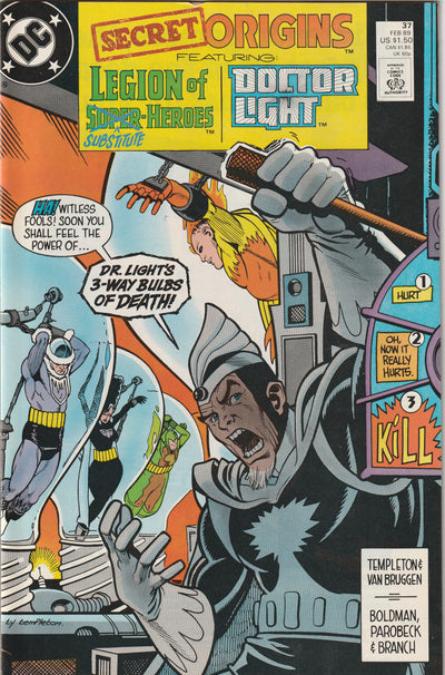 Secret Origins #37 (1989) - Legion of Super Heroes & Doctor Light
