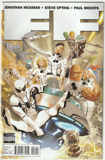 FF #1 (2011) - Daniel Acuna Variant Cover