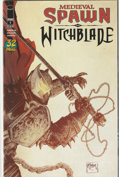 Medieval Spawn and Witchblade #1 (2018) - Variant Todd McFarlane Color Cover