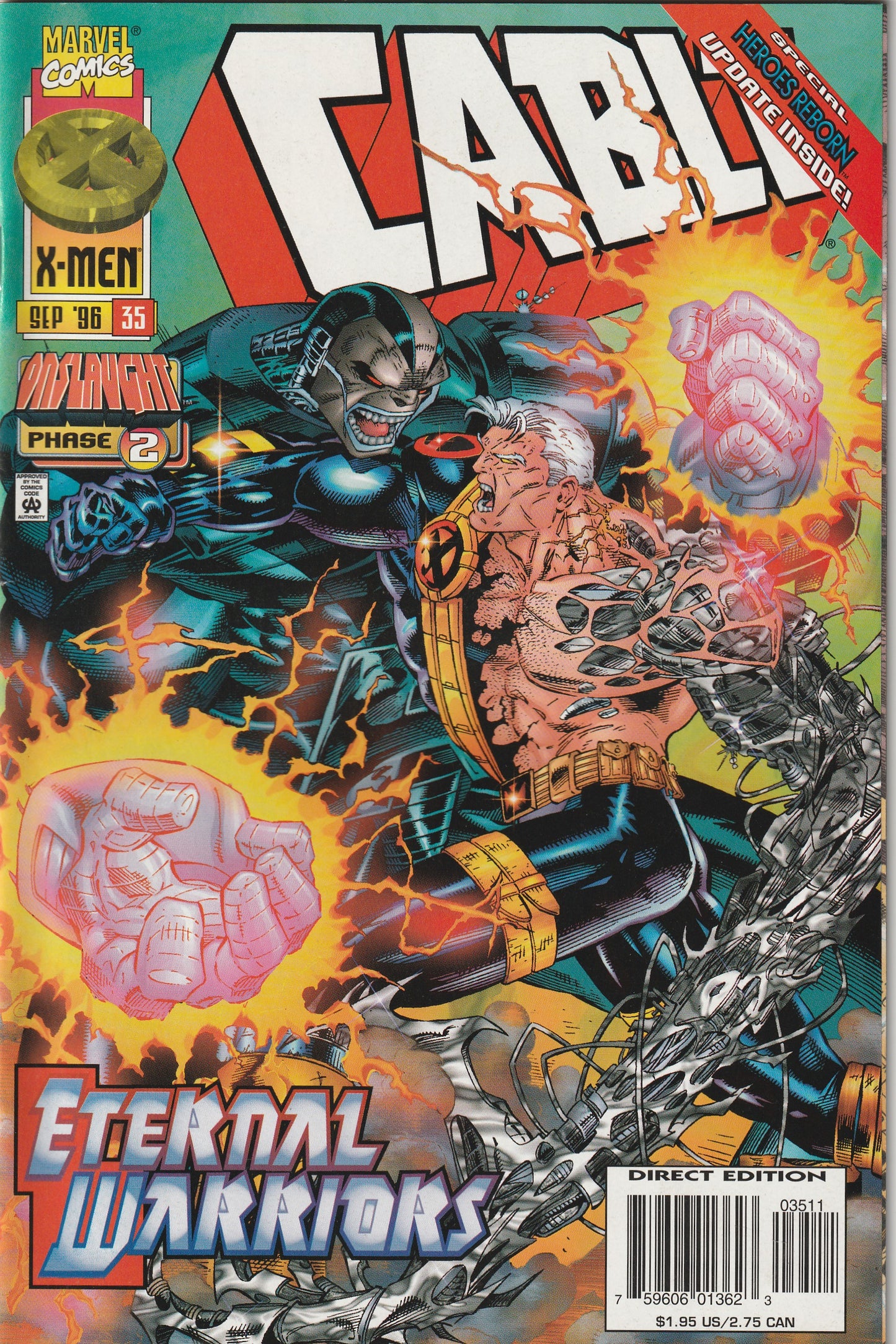 Cable #35 (1996) - Onslaught Phase 2, Apocalypse