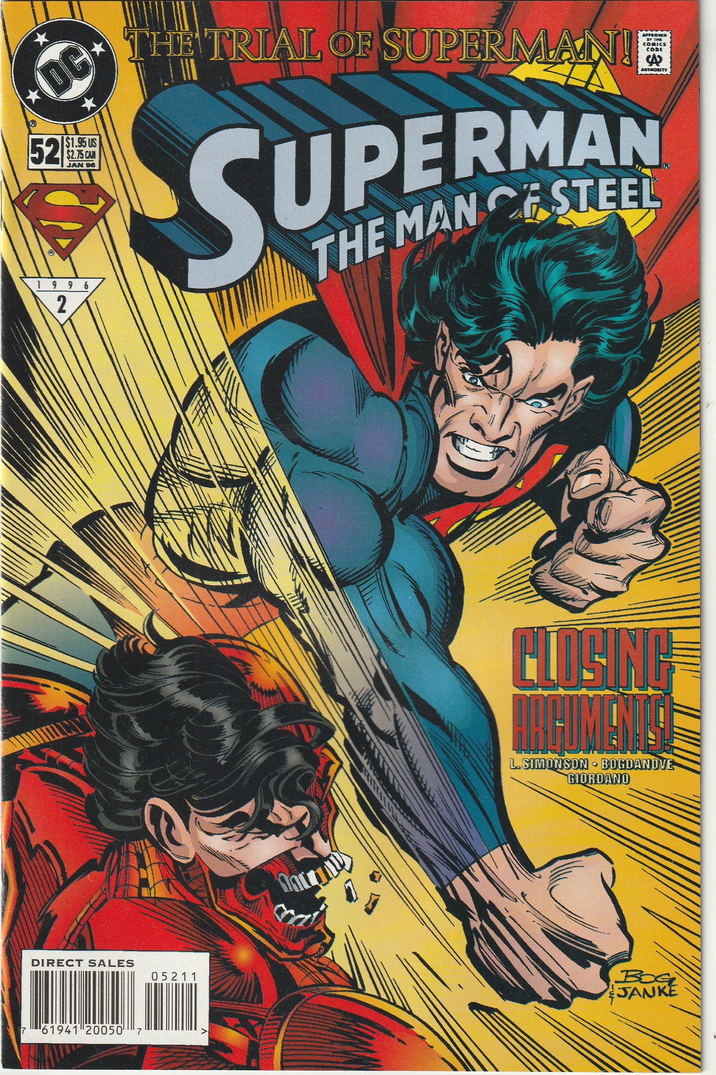 Superman: The Man of Steel #52 (1996)