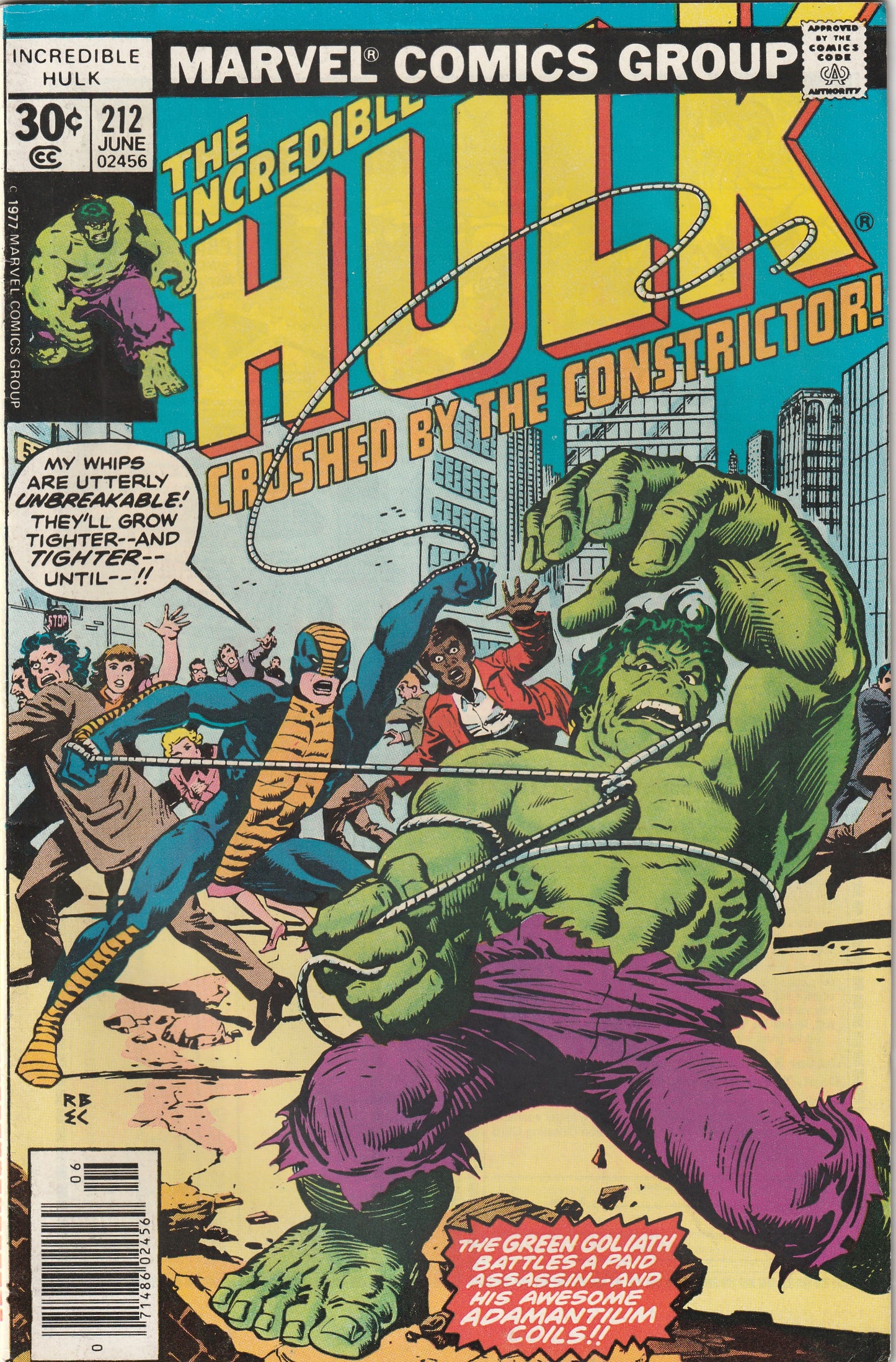 Incredible Hulk #212 (1977) - 1st Appearance of Constrictor