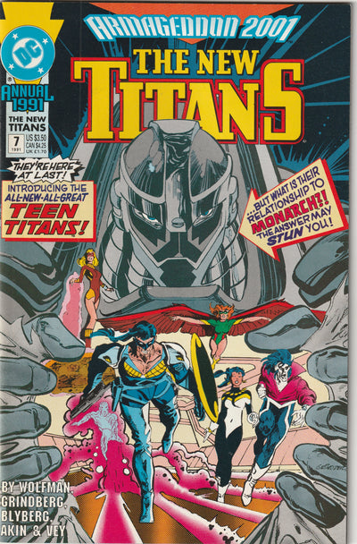 New Titans Annual #7 (1991) - Armageddon 2001