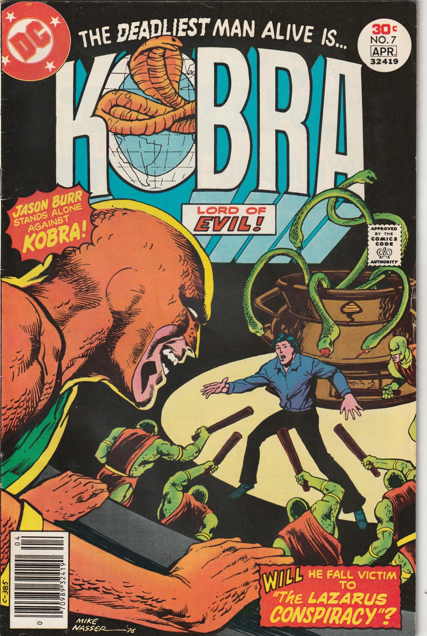 Kobra #7 (1977) - Final issue of series