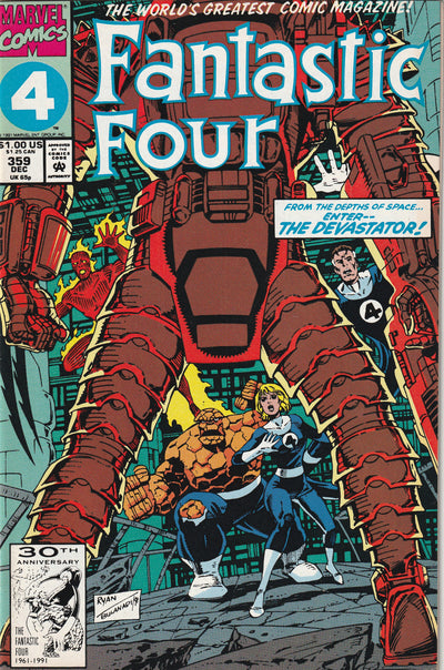 Fantastic Four #359 (1991) - 1st Appearance of Devos the Devastator