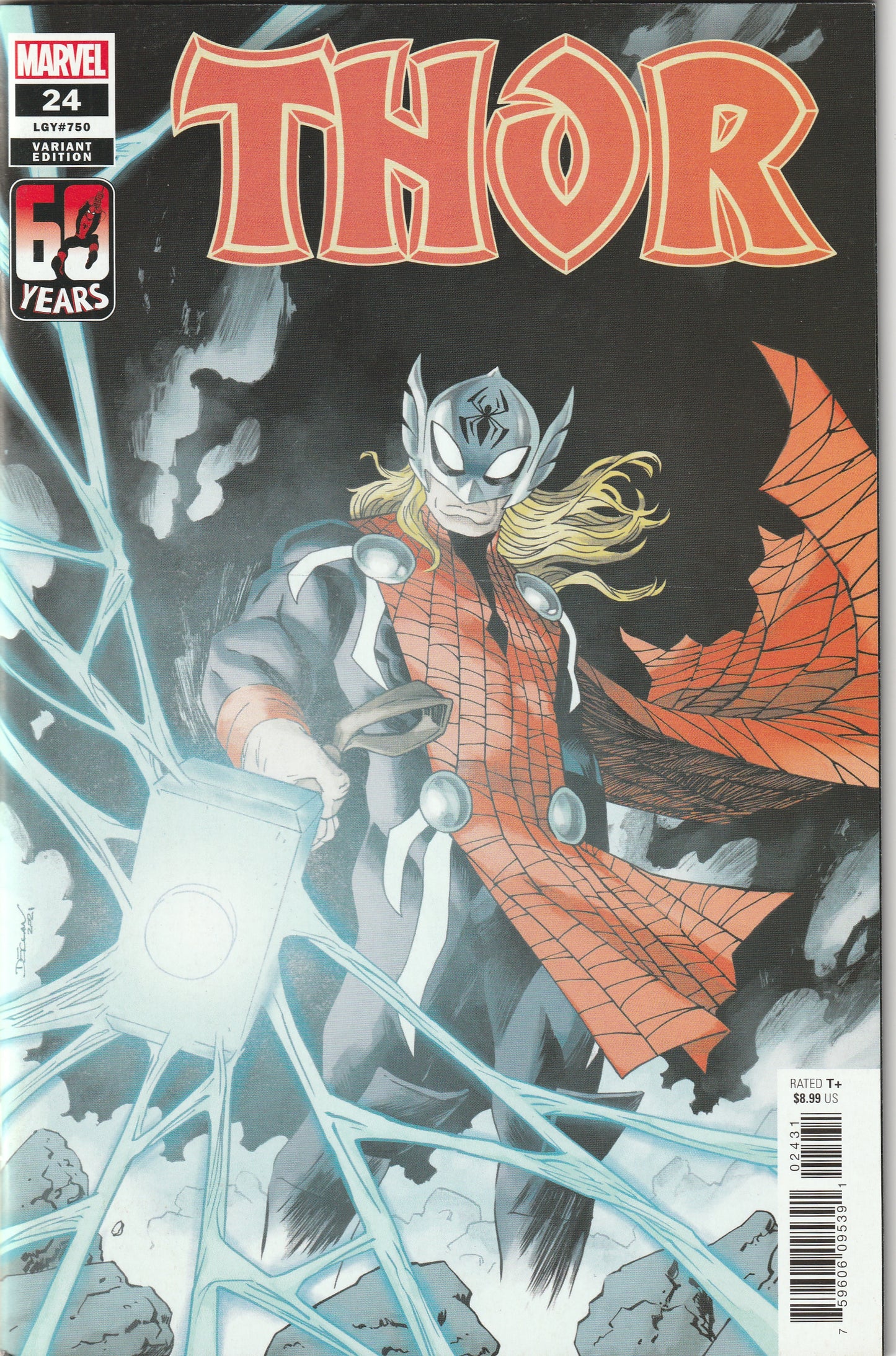 Thor #24 (LGY #750) (2022) - Origin of Beta Ray Bill - Declan Shalvey Spider-Man Variant