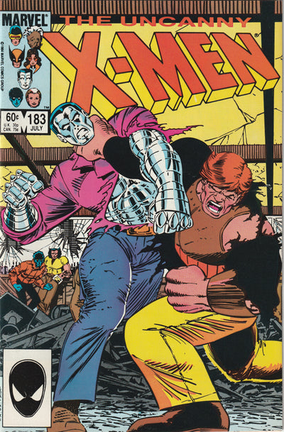 Uncanny X-Men #183 (1984) - Colossus Versus Juggernaut