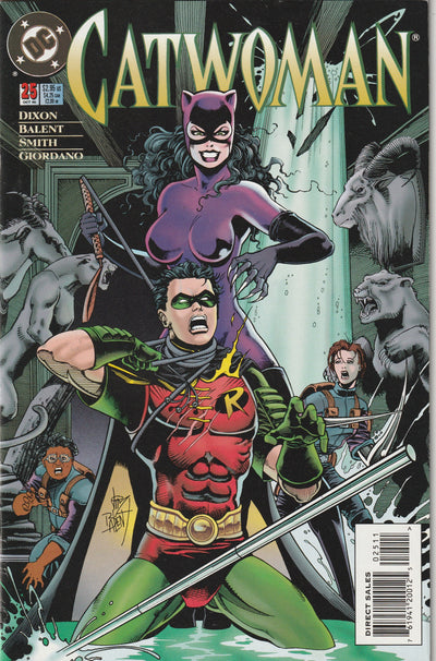 Catwoman #25 (1996) - Jim Balent, Double-sized starring Robin