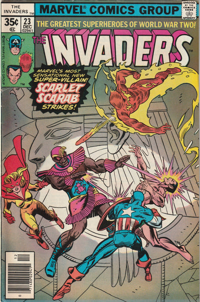 The Invaders #23 (1977) - 1st Appearance of Scarlet Scarab (Abdul Faoul)