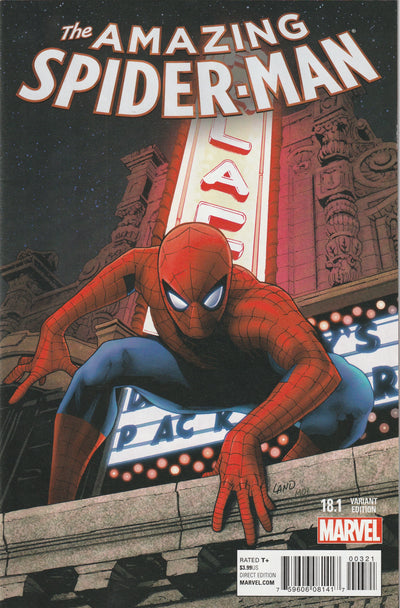 Amazing Spider-Man (Volume 3) #18.1 (2015) - Greg Land Variant cover