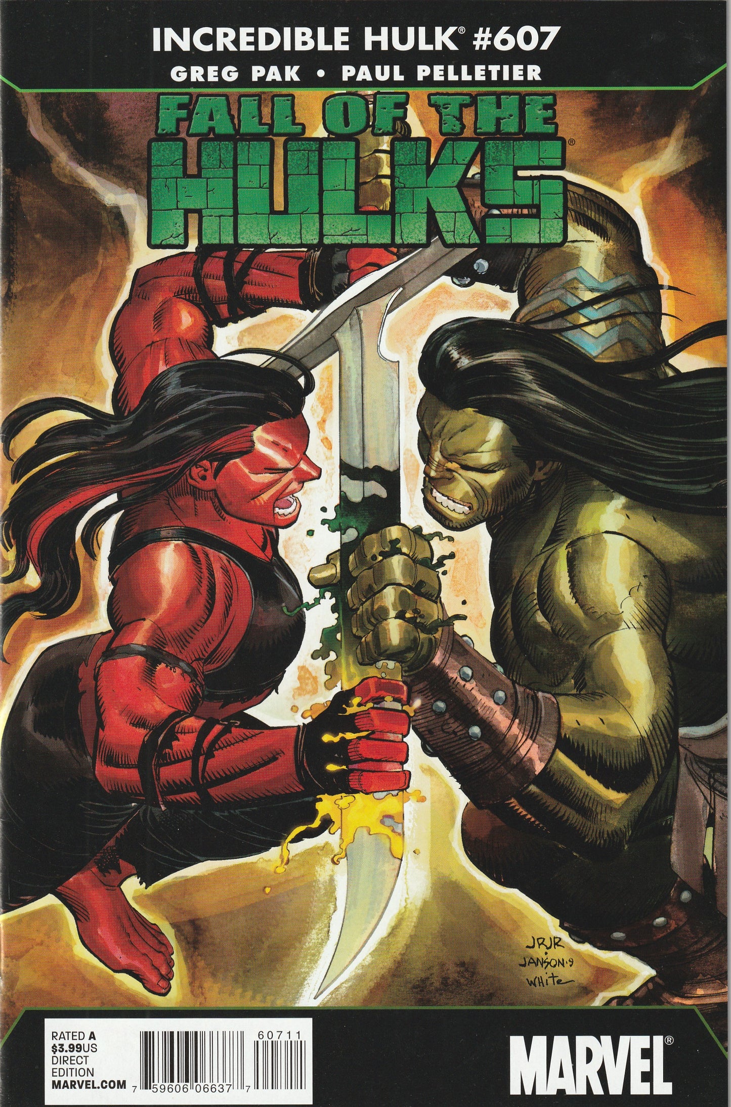 Incredible Hulk #607 (2010) - Fall of the Hulks tie-in