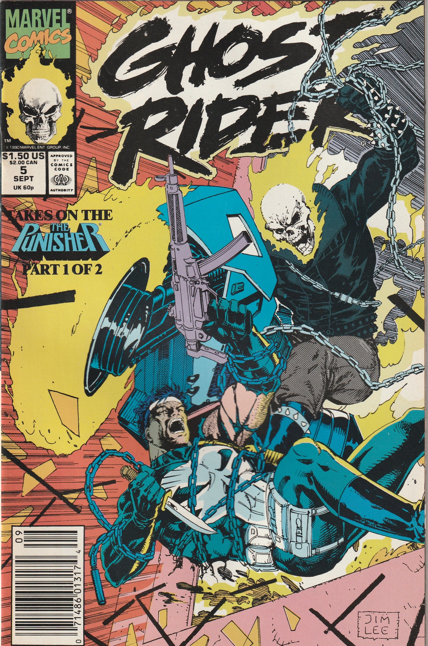 Ghost Rider #5 (1990) - 1st Appearance of Linda Wei