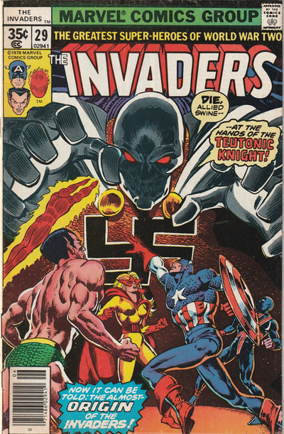 The Invaders #29 (1978) - 1st appearance of Teutonic Knight (Franz Gerhardt)