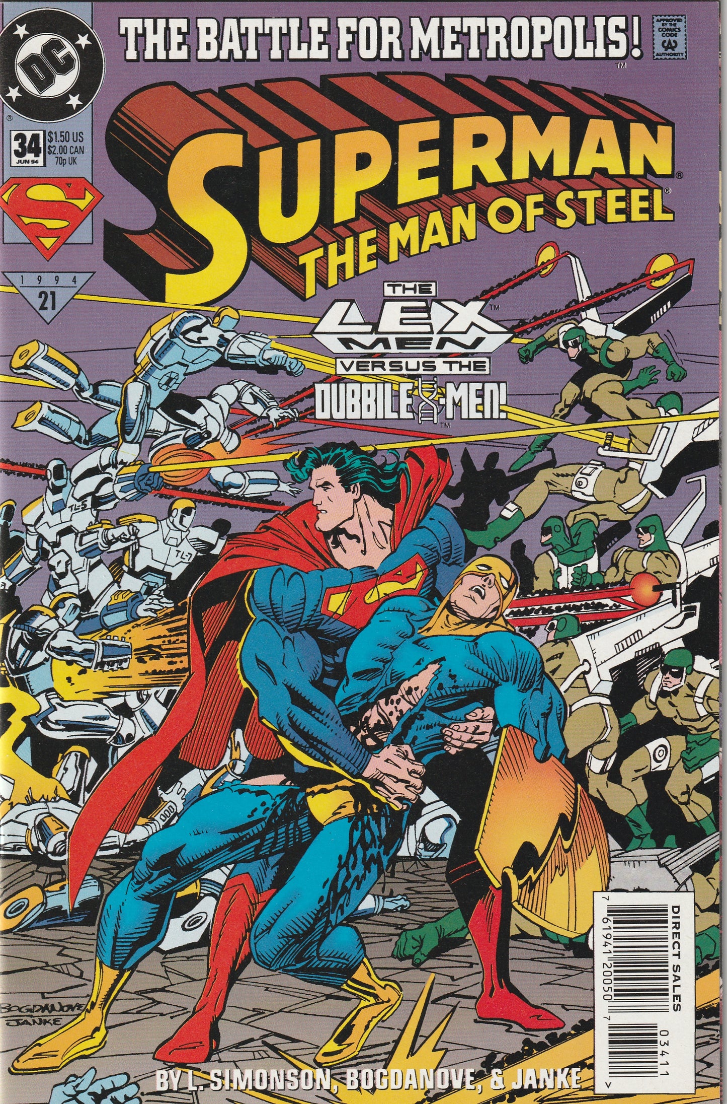 Superman: The Man of Steel #34 (1994)