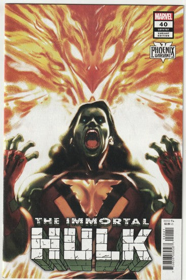 The Immortal Hulk #40, LGY #757 (2020) - Taurin Clarke She-Hulk Phoenix Variant Cover