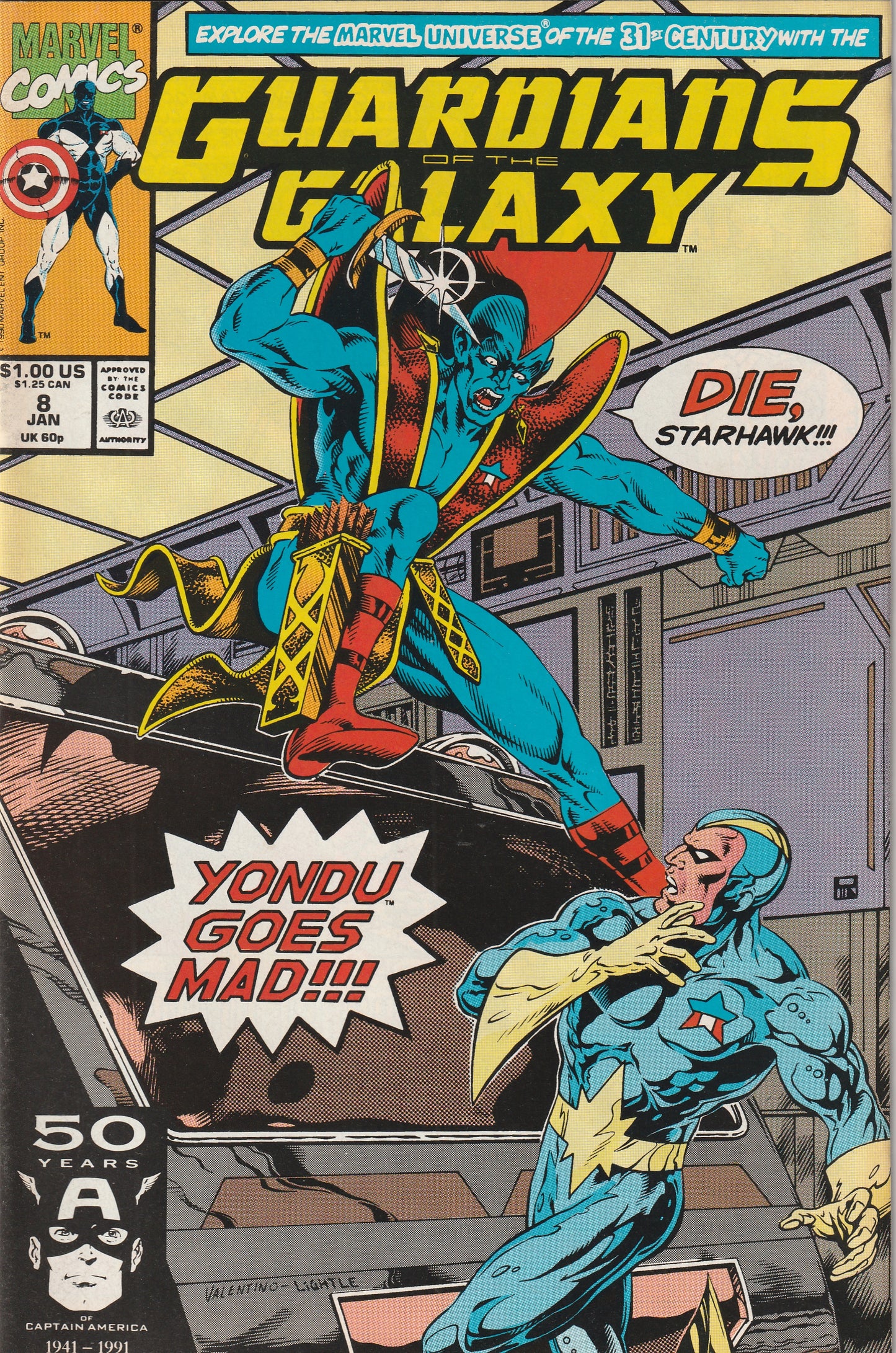 Guardians of the Galaxy #8 (1990) - Jim Valentino