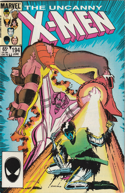 Uncanny X-Men #194 (1985) - 1st appearance of Fenris (Andrea and Andreas Von Strucker)