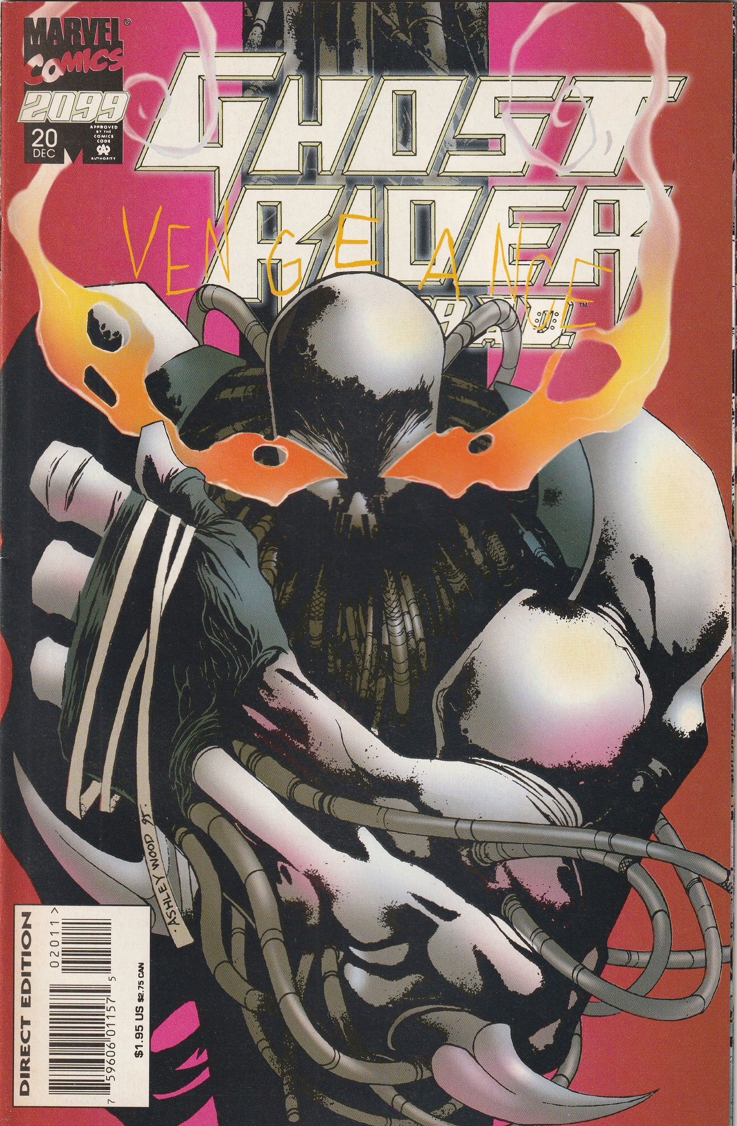 Ghost Rider 2099 #20 (1996) - Ashley Wood cover/art
