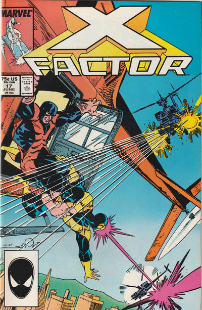 X-Factor #17 (1987) - 1st Appearance of Rictor (Julio Richter), 1st appearance of Right (Team)