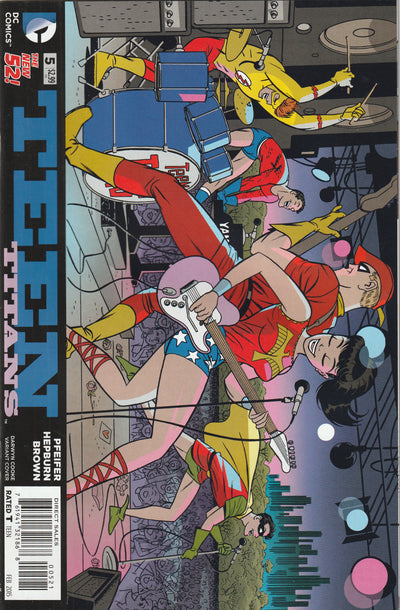 Teen Titans #5 (2015) - Darwyn Cooke Variant Cover