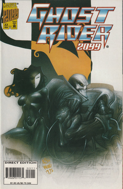 Ghost Rider 2099 #22 (1996) - Ashley Wood cover/art
