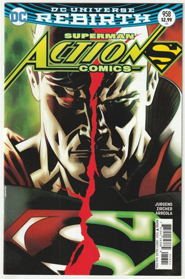 Action Comics #958 (2016) - Rebirth, Ryan Sook Variant Cover